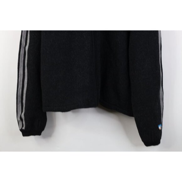 Kuhl Mountain Mens 2XL XXL Merino Wool Knit Full Zip Hiking Climbing Jacket Gray - Picture 3 of 14